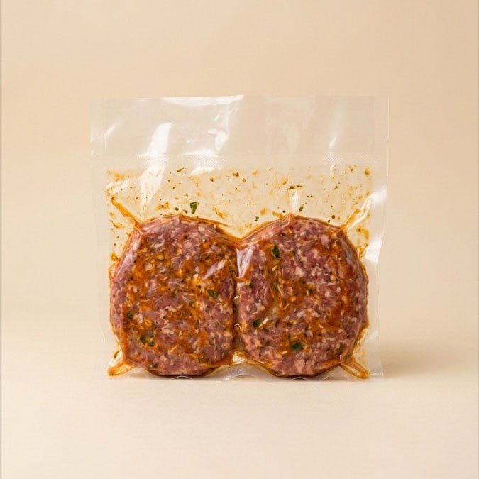 Hamburguesas de carne de res de La Granja de Alejo