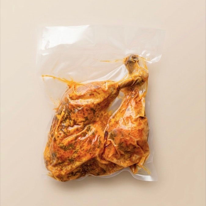 Cuartos de pollo al horno de La Granja de Alejo